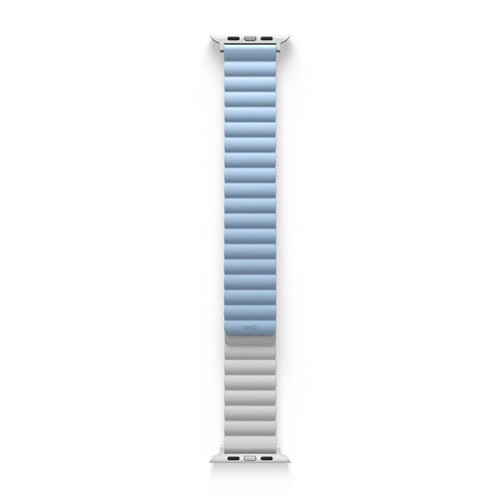 Ремешок Uniq Revix reversible Magnetic для Apple Watch 42-44-45-49 мм, белый/голубой в рассрочку без первоначального взноса и переплат
