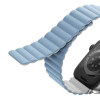 Ремешок Uniq Revix reversible Magnetic для Apple Watch 42-44-45-49 мм, белый/голубой в рассрочку без первоначального взноса и переплат