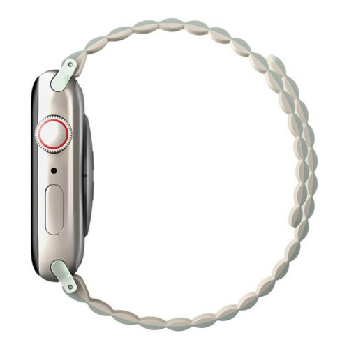 Ремешок Uniq Revix reversible Magnetic для Apple Watch 42-44-45-49 мм, шалфей/бежевый в рассрочку без первоначального взноса и переплат