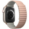 Ремешок Uniq Revix reversible Magnetic для Apple Watch 42-44-45-49 мм, розовый/бежевый в рассрочку без первоначального взноса и переплат