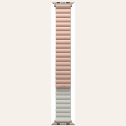 Ремешок Uniq Revix reversible Magnetic для Apple Watch 42-44-45-49 мм, розовый/бежевый