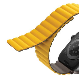 Ремешок Uniq Revix reversible Magnetic для Apple Watch 42-44-45-49 мм, горчичный/хаки