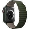 Ремешок Uniq Revix reversible Magnetic для Apple Watch 42-44-45-49 мм, зеленый/серый в рассрочку без первоначального взноса и переплат