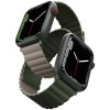 Ремешок Uniq Revix reversible Magnetic для Apple Watch 42-44-45-49 мм, зеленый/серый в рассрочку без первоначального взноса и переплат