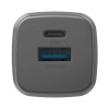 Сетевое зарядное устройство EnergEA Ampcharge GaN20, USB-C PD20 + USB-A QC18 total 20W Gunmetal в рассрочку без первоначального взноса и переплат