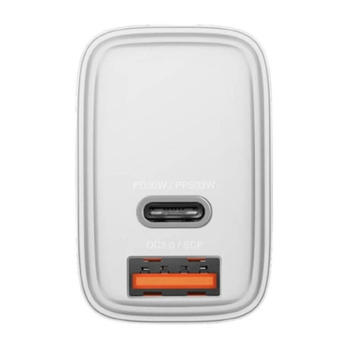 Сетевое зарядное устройство EnergEA Ampcharge PS33 USB-C + USB-A, PD, 33Вт, белый в рассрочку без первоначального взноса и переплат