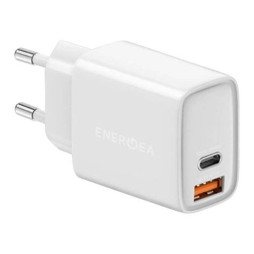Сетевое зарядное устройство EnergEA Ampcharge PS33 USB-C + USB-A, PD, 33Вт, белый в рассрочку без первоначального взноса и переплат