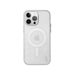 Чехол для iPhone 15 Pro Max Uniq Coehl Lumino MagSafe (серебристый)