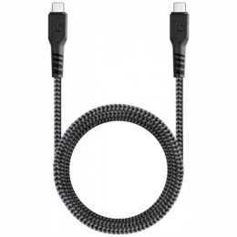 Кабель EnergEA FibraTough USB-C to USB-C 5A 1.5м, черный