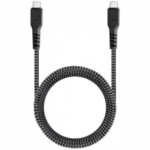 Кабель EnergEA FibraTough USB-C to USB-C 5A 1.5м, черный в рассрочку без первоначального взноса и переплат