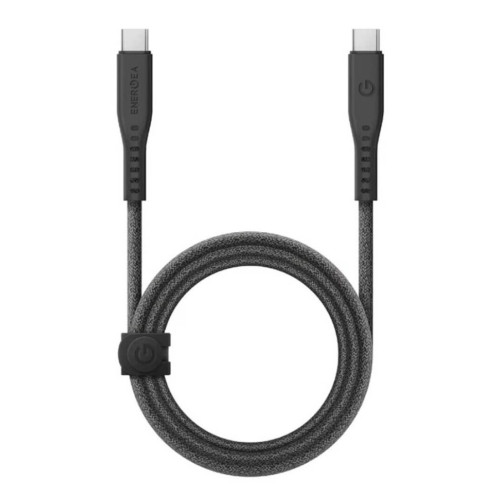 Кабель EnergEA FLOW USB-C to USB-C 5A 1.5м, черный в рассрочку без первоначального взноса и переплат