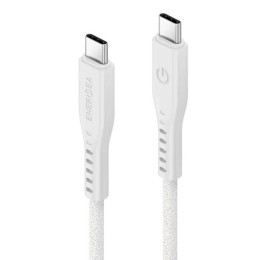 Кабель EnergEA FLOW USB-C to USB-C 5A 1.5м, белый