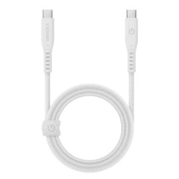 Кабель EnergEA FLOW USB-C to USB-C 5A 1.5м, белый