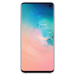 Чехол Samsung Galaxy S10 Silicone Cover White