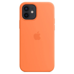 Чехол iPhone 12/12 Pro Silicone Case MagSafe Kumquat
