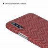 Чехол iPhone XS Max Pitaka MagEZ Case Красно-Оранжевый(в полоску)/Кевлар (арамид) в рассрочку без первоначального взноса и переплат
