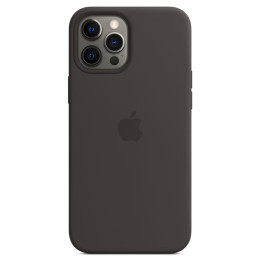 Чехол iPhone 12 Pro Max Silicone Case MagSafe Black