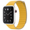 Apple Watch S5 44mm (Cellular) White Ceramic Case / Meyer Lemon Leather Loop в рассрочку