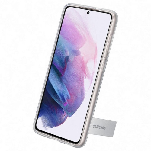 Чехол-накладка Samsung Galaxy S21 Clear Standing Cover Transparent в рассрочку без первоначального взноса и переплат