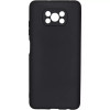 Чехол Poco X3/X3 Pro Borasco Silicone Case Black в рассрочку