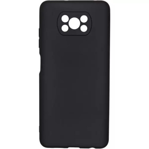 Чехол Poco X3/X3 Pro Borasco Silicone Case Black в рассрочку без первоначального взноса и переплат