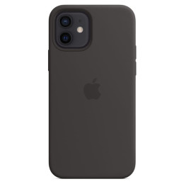 Чехол iPhone 12/12 Pro Silicone Case MagSafe Black