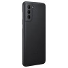 Чехол-накладка Samsung Galaxy S21 Plus Leather Cover Black в рассрочку без первоначального взноса и переплат