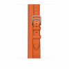 Apple Watch Hermès S6 40mm (Cellular) Silver Stainless Steel Case / Orange Attelage Double Tour в рассрочку без первоначального взноса и переплат
