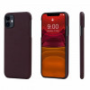 Чехол iPhone 11 Pitaka Черно-Красный (мелкое плетение)/Кевлар (арамид) в рассрочку