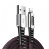 Кабель USB- Lightning / Rock RCB0694 / 1M / Черный в рассрочку