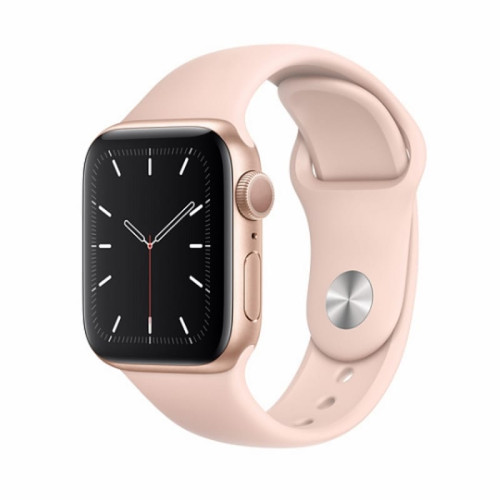 Apple Watch S5 40mm Gold Aluminum / Pink Sand Sport Band в рассрочку без первоначального взноса и переплат