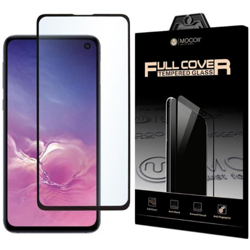 Защитное стекло 3D MOCOll Black Diamond для Samsung Galaxy S10e Черное в рассрочку без первоначального взноса и переплат
