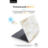 Чехол-накладка Gurdini для Macbook Air 13.6" (A2681) пластик, белый мрамор в рассрочку без первоначального взноса и переплат