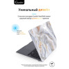Чехол-накладка Gurdini для Macbook Air 13.6" (A2681) пластик, серый мрамор в рассрочку без первоначального взноса и переплат