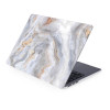 Чехол-накладка Gurdini для Macbook Air 13.6" (A2681) пластик, серый мрамор