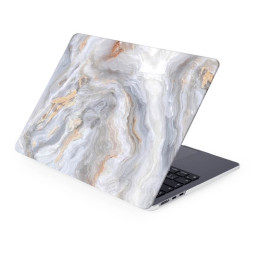 Чехол-накладка Gurdini для Macbook Air 13.6" (A2681) пластик, серый мрамор