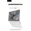 Чехол-накладка Gurdini для Macbook Air 13.6" (A2681) пластик, темно-серый мрамор в рассрочку без первоначального взноса и переплат