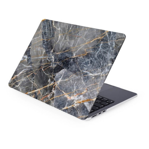 Чехол-накладка Gurdini для Macbook Air 13.6" (A2681) пластик, темно-серый мрамор в рассрочку без первоначального взноса и переплат