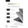 Чехол-накладка Gurdini для Macbook Air 13.6" (A2681) пластик, темно-серый мрамор в рассрочку без первоначального взноса и переплат