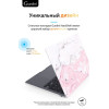 Чехол-накладка Gurdini для Macbook Air 13.6" (A2681) пластик, розовый мрамор в рассрочку без первоначального взноса и переплат