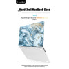 Чехол-накладка Gurdini для Macbook Air 13.6" (A2681) пластик, разноцветный в рассрочку без первоначального взноса и переплат