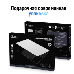 Чехол-накладка Gurdini для Macbook Air 13.6" (A2681) Textured Dot Series White