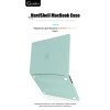 Чехол-накладка Gurdini для Macbook Air 13.6" (A2681) пластик, бирюзовый в рассрочку без первоначального взноса и переплат