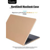 Чехол-накладка Gurdini для Macbook Air 13.6" (A2681) пластик, золотой в рассрочку без первоначального взноса и переплат