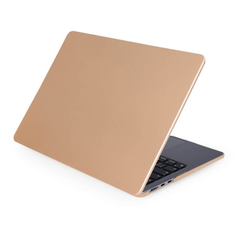 Чехол-накладка Gurdini для Macbook Air 13.6" (A2681) пластик, золотой в рассрочку без первоначального взноса и переплат