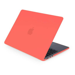 Чехол-накладка Gurdini для Macbook Air 13.6" (A2681) пластик, коралловый
