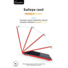 Чехол-накладка Gurdini для Macbook Air 13.6" (A2681) пластик, красный в рассрочку без первоначального взноса и переплат