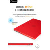 Чехол-накладка Gurdini для Macbook Air 13.6" (A2681) пластик, красный в рассрочку без первоначального взноса и переплат