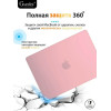 Чехол-накладка Gurdini для Macbook Air 13.6" (A2681) пластик, розовый в рассрочку без первоначального взноса и переплат