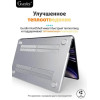 Чехол-накладка Gurdini для Macbook Air 13.6" (A2681) пластик, серебристый в рассрочку без первоначального взноса и переплат